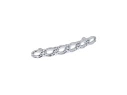 Conjunto de 25 Puxadores HARDWAREXCHANGE em Zamac com 96mm de distância entre centros, latão Alucover
