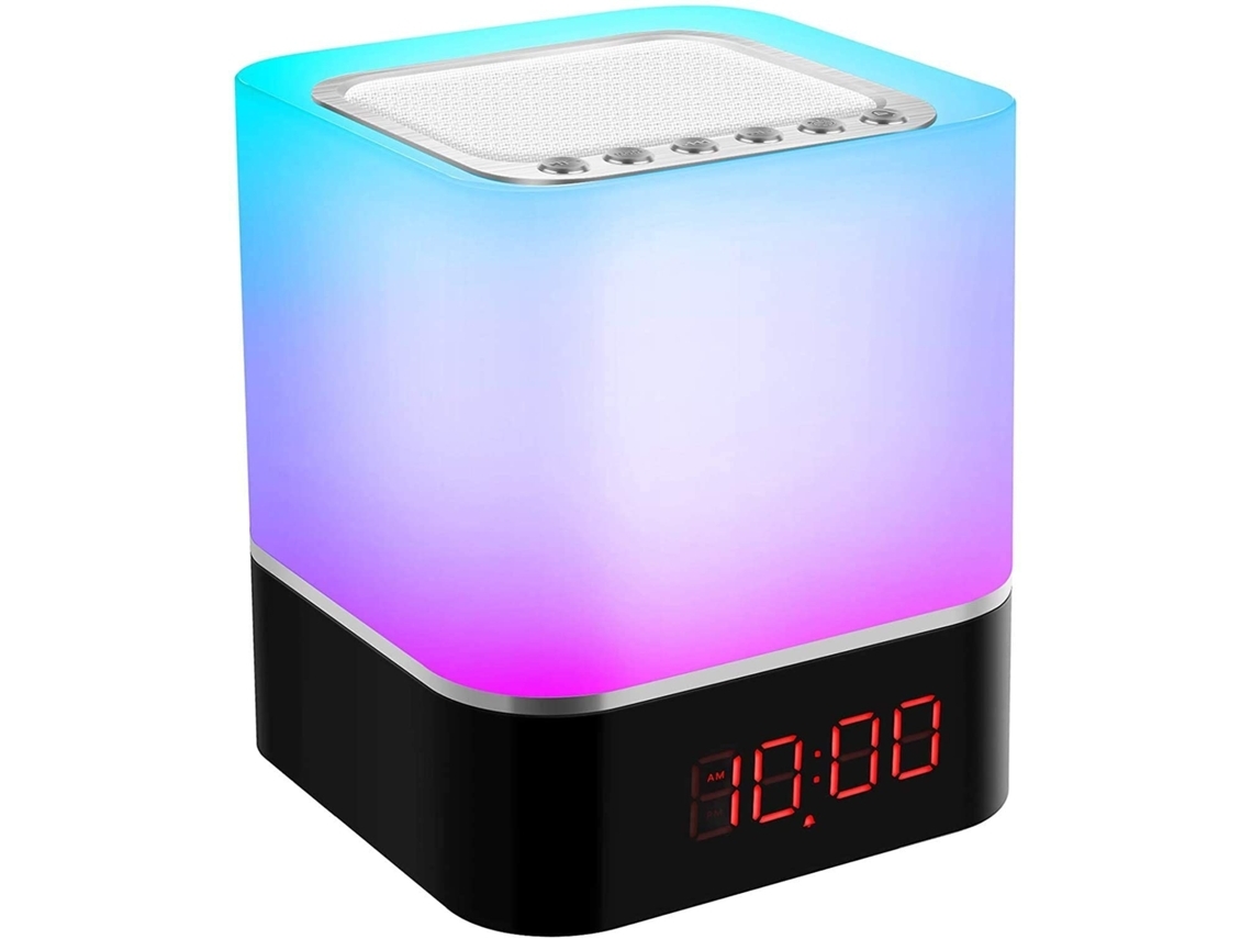 Colunas Bluetooth VEANXIN Multicoloreh1 Preto