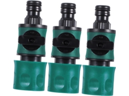 Conjunto De 3 Conectores Engate Rápido Para Mangueira Jardim Com