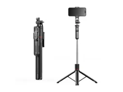 Suporte De Tripé Para Celular Com Controle Remoto E Suporte, Tripé Com Altura Ajustável E Vários Ângulos Para Selfies (preto)