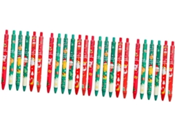 Conjuntos De Canetas Gel Para Decoração Natal, Com Desenhos Fofos E