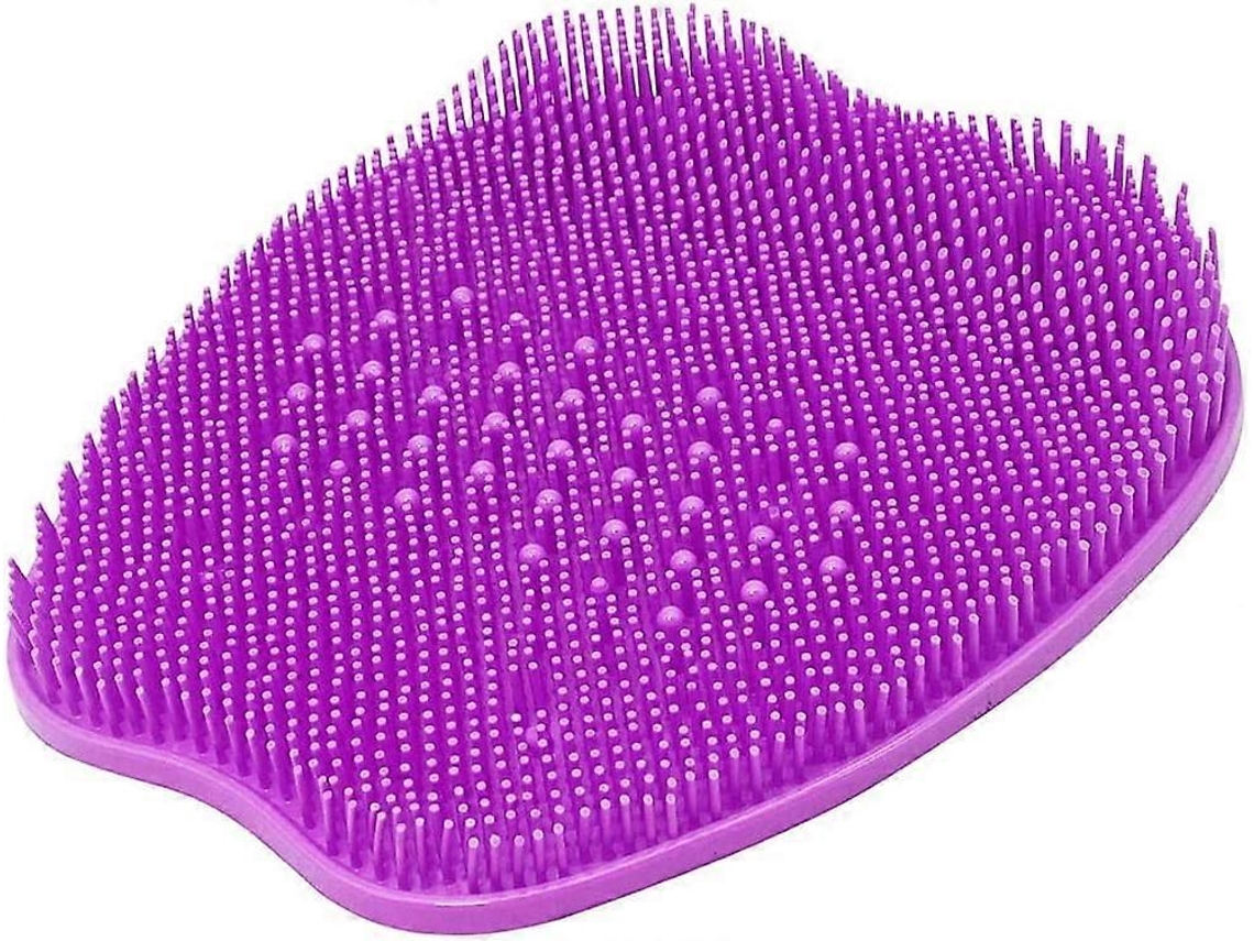 Esponja Esfoliante Para Os Pés Com Ventosas - Roxa