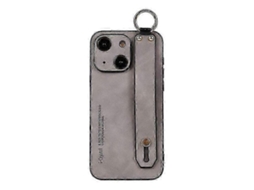 Capa De Celular Com Pulseira De Pele De Cordeiro Para Iphone 14