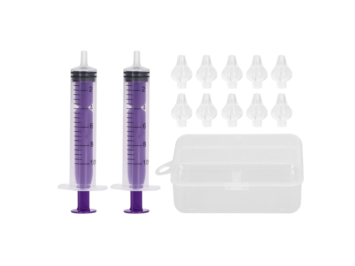 Irrigador Nasal Bebê 10ml 2pçs Roxo LAXISCREED