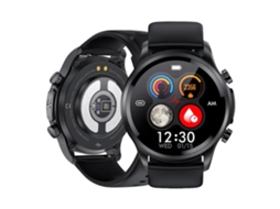 Smartwatch TK22 1,39 polegadas IP67 à prova d'água Silicone Banda de silicone não invasiva compatível com ECG preto