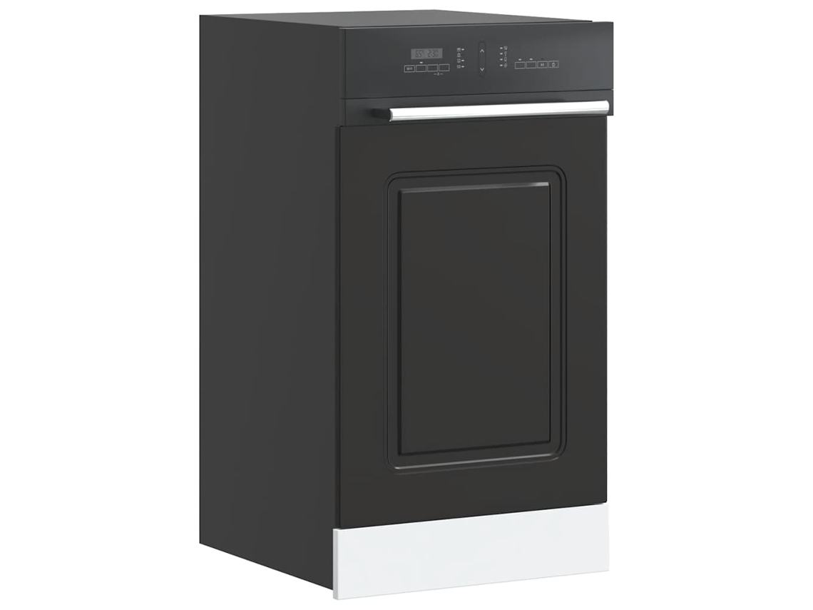Vidaxl Painel Máquina Lavar Louça Kalmar 45x1,5x57 Cm Preto