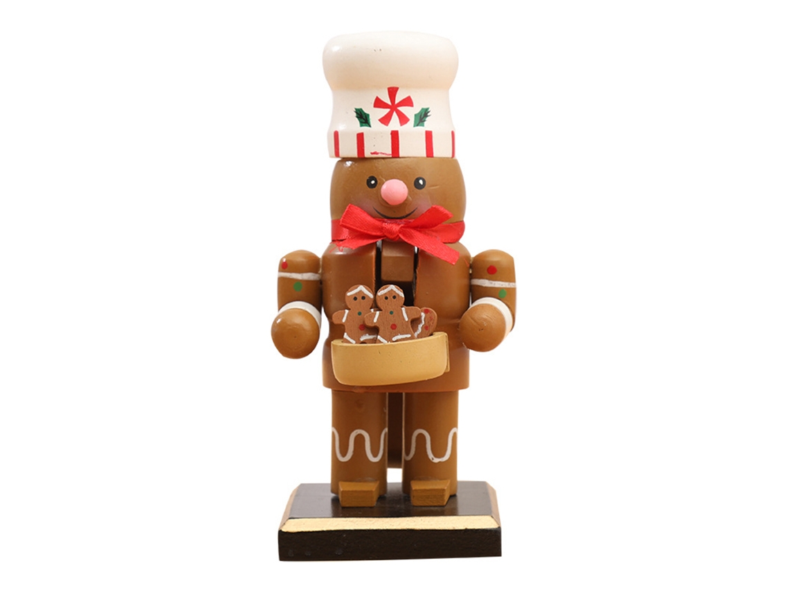 Ornamentos de Natal em Madeira: Papais Noel e Nutcracker LAXISCREED