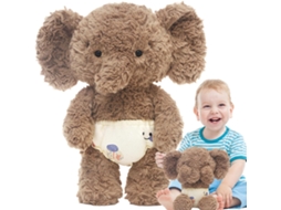 Elefante De Pelúcia - 35 Cm Brinquedo Para Meninas E Meninos, Coleção