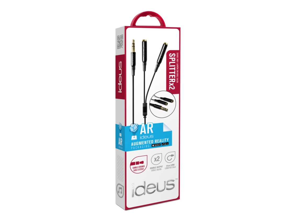 Audio Splitter Stereo Duplo IDEUS