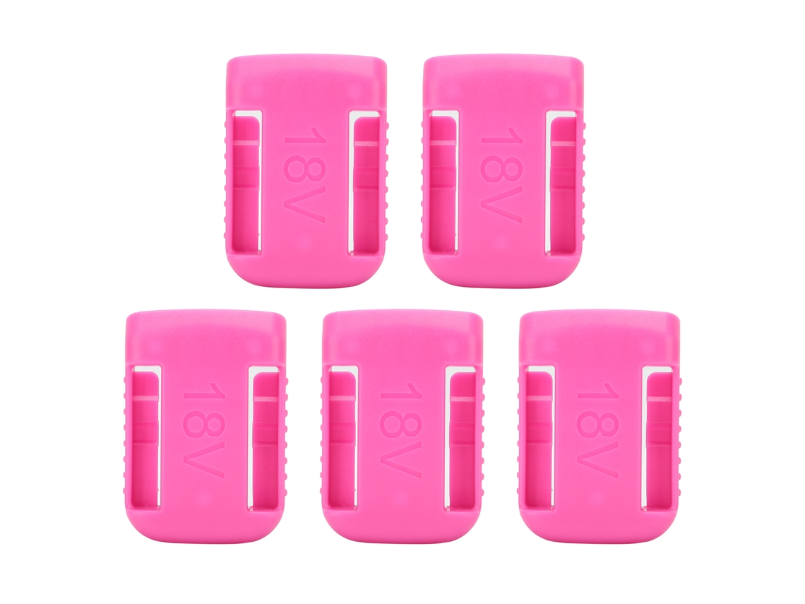 Suporte de Bateria Mali 14v 60v Rosa para Ferramentas 5pcs