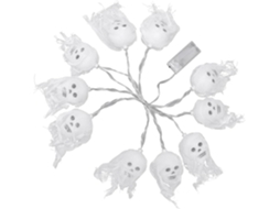 10 Enfeites De Corda Em Formato De Bota De Papai Noel, Luzes De Halloween Para Áreas Externas, Luzes Gokoco
