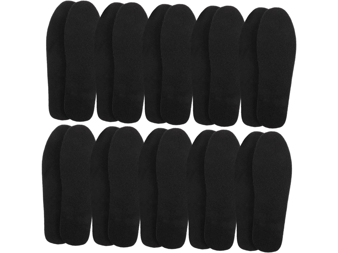 Palmilhas De Feltro Para Calçados, 10 Pares, Tamanho Único, Absorventes E Quentes, Respiráveis E Acolchoadas, Para Uso