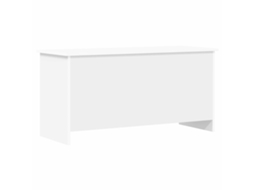 Conjunto 1 Baú De Armazenamento Vidaxl Branco Derivados De Madeira (100 X 40 X 50 Cm)