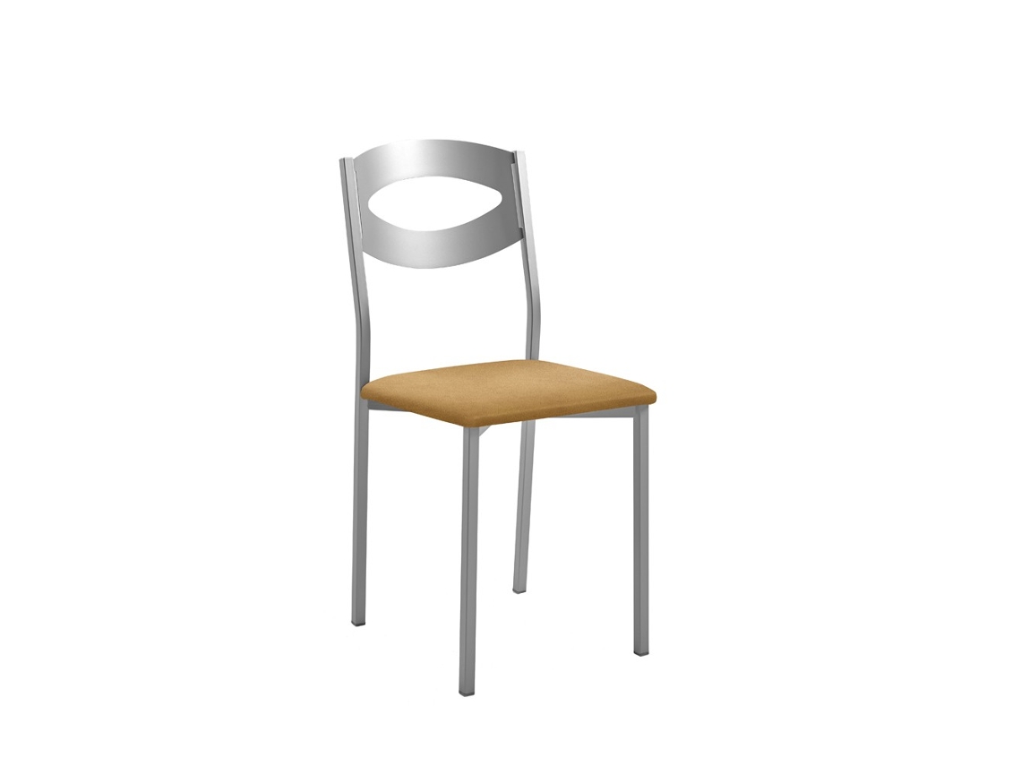 Cadeira de Cozinha Olga em Alumínio 38x86x47cm Domus Habana FANMUEBLES