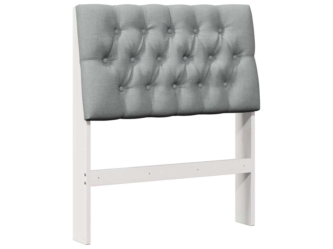 Cabeceira Estofada Cinzento claro 75 Cm MAISON EXCLUSIVE