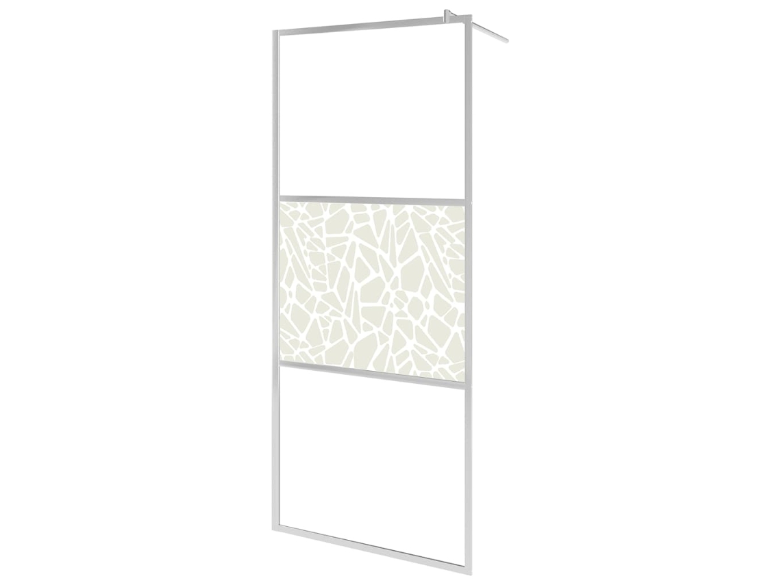 Shower Wall, Shower Walls Vidaxl Prateado Vidro (140 X 195 Cm)