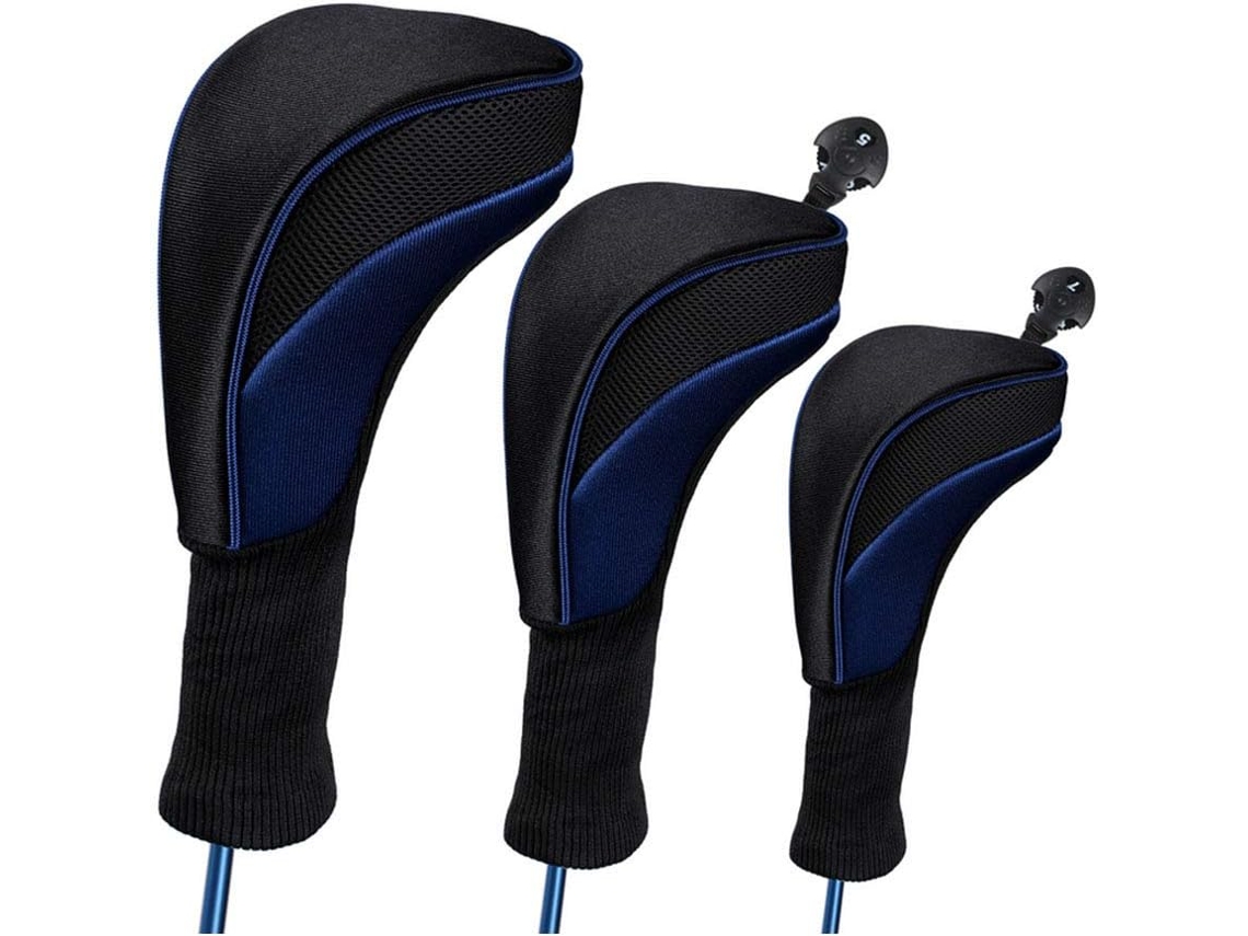 Conjunto de 3 Capas para Cabeças de Tacos de Golfe BRILVIBERA