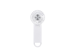 Qud Ventilador Semicondutor Portátil Recarregável De Mão Mini Ventilador De Gelo Móvel Branco Slowmoose