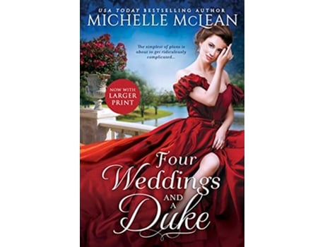 Livro Four Weddings and a Duke de Michelle Mclean (Inglês)