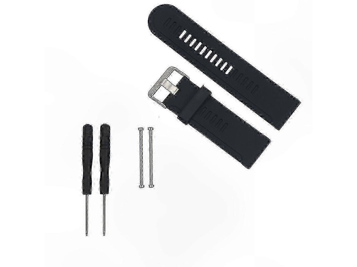 Pulseira De Silicone Macio De Substituição Com Adaptadores E Ferramentas Para Relógios Inteligentes Multifuncionais Com Gps.