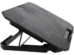 Cooler De Ar Preto Para Laptops De 14 A 15,6 Polegadas - Design Sofisticado