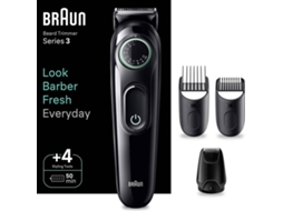 Aparador de Barba BRAUN 3 BT3421 (Autonomia 50 min)