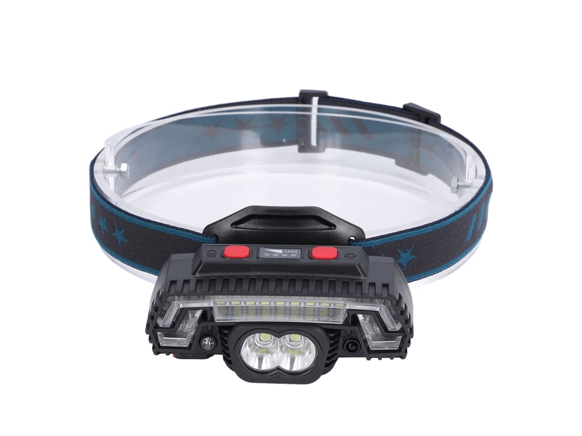 Lanterna de Cabeça Led Recarregável com Sensor de Movimento | S/MARCA