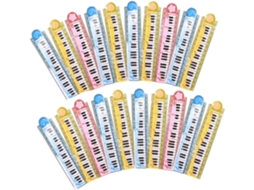 20 Réguas Multifuncionais Para Crianças, Design De Piano, Régua De