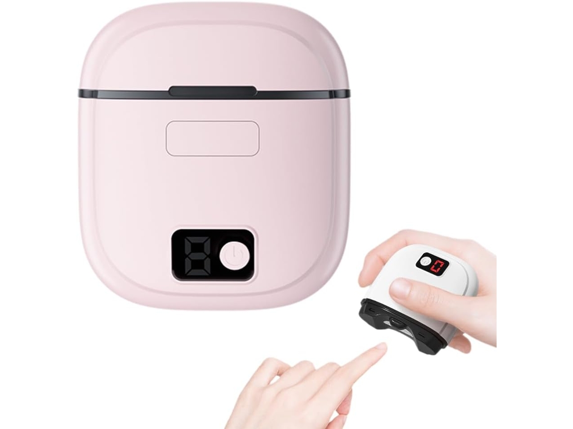Corta-unhas Elétrico Automático Com Luzes Led E Polidor A Lima De Unhas Na Parte Traseira É Recarregável E Armazena Os Resíduos De Unhas.