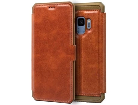Capa Samsung Galaxy S9 COOL Flip Castanho