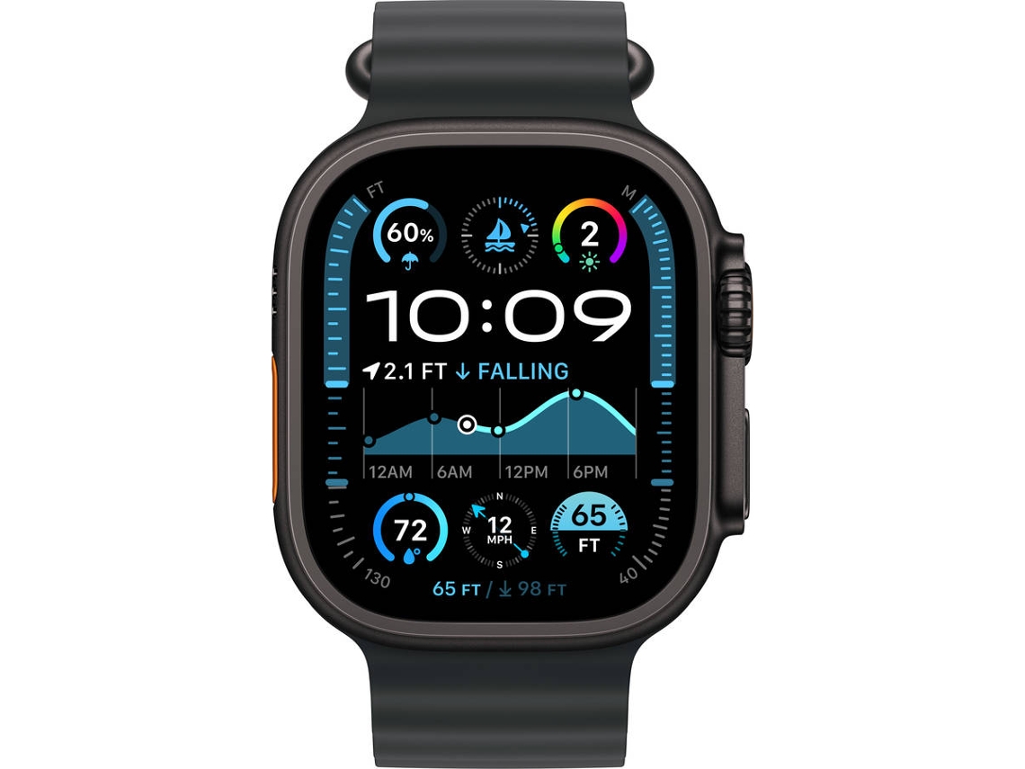 Bracelete APPLE Watch 49mm Black Ocean Band - Black Titanium Finish