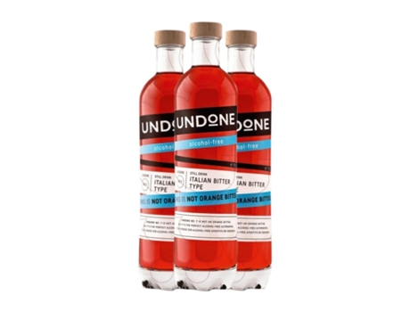 Licores UNDONE Italian Bitter Type Sem Álcool (0.7 L - 3 Unidades)