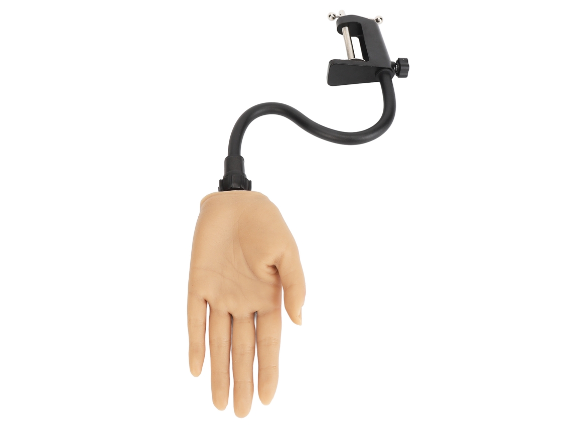 Modelo De Mão Para Prática De Unhas (com Suporte De Fixação Para Mesa, Flexível, Realista) Eoocoo