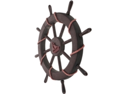 De Parede Vintage Em Madeira, Roda De Navio Pirata, Estilo Rústico Náutico, Para Quarto, Casa De Praia E Banheiro. Gokoco