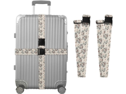 Conjunto De 2 Cintas Bagagem Com Estampa Dálmata Em Formato Cereja, Ideais Para Malas De Viagem, Acessórios Para