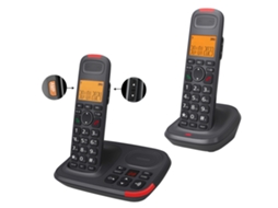 Telefone Sem Fio Com Máquina De Resposta 2 Handsets