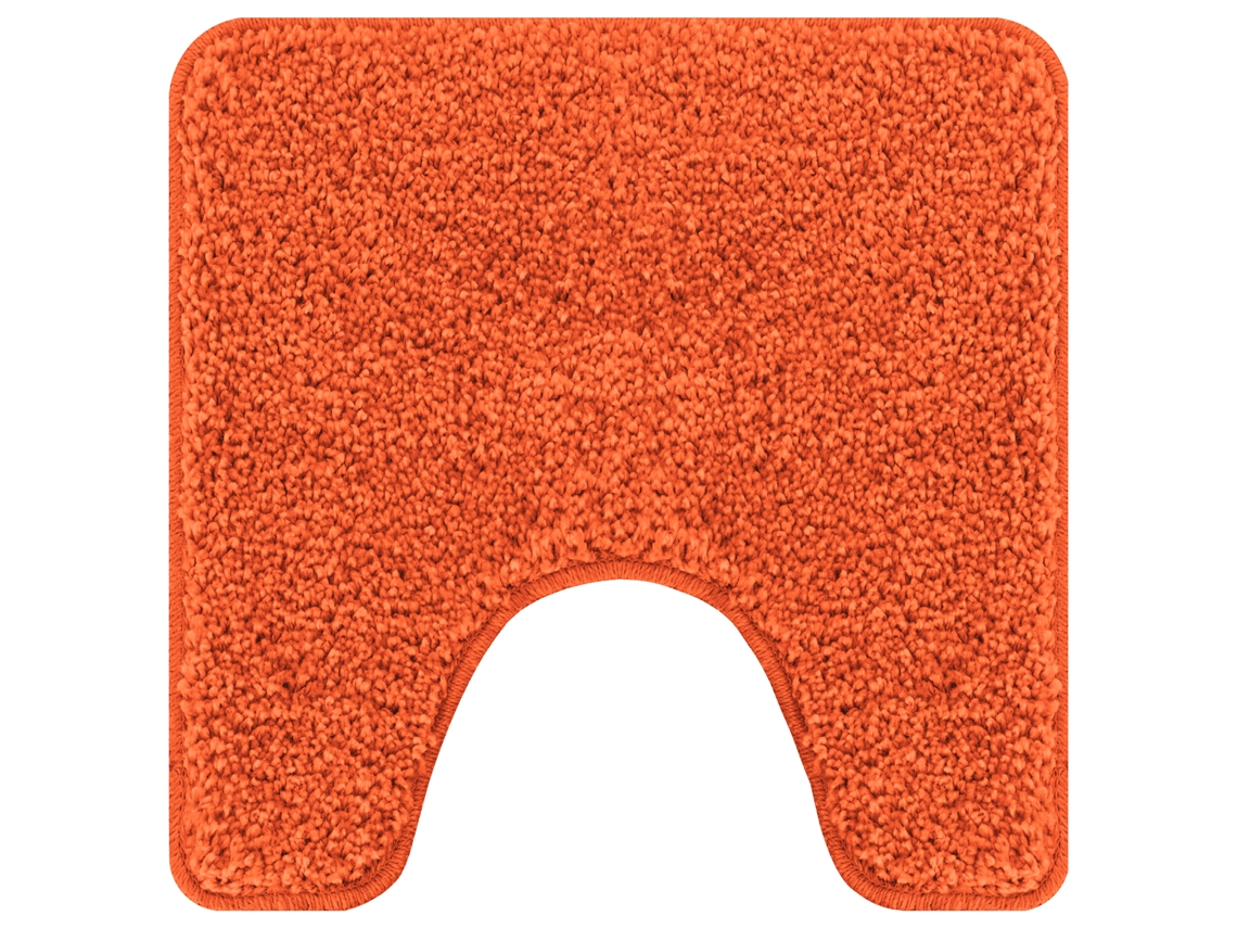 Conjunto 1 Tapete De Banho Vidaxl Laranja Polipropileno (50 X 50 Cm)