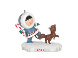 Decoração De Natal Com Pinguim E Menina Em Resina Da Laxiscreed Para Artesanato Diy Exclusivo