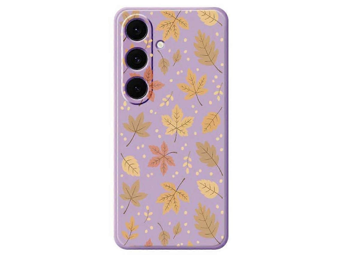 Capa Tpu Para Samsung Galaxy S25, Roxa, Elysve