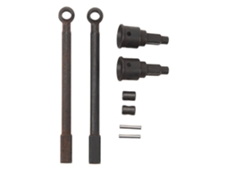 Eixo De Transmissão Rc Aço Anti-óxido Conjunto De Eixo Dianteiro Para Carro Controle Remoto Axial 1/18 Utb18 Capra