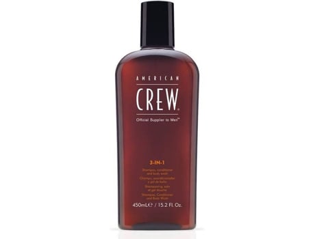 Champô  Crew 3 In 1 , & Corpo Wash 450ml (450ml)