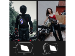 Laxiscreed Bolsa De Ombro Led À Prova D'água Com Conexão Bluetooth Personalizável