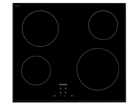 Placa de Vitrocerâmica SIEMENS ET651HE17E (Elétrica - 59.2 cm - Preto) — Elétrica de Vitrocerâmica | Largura: 59.2 cm