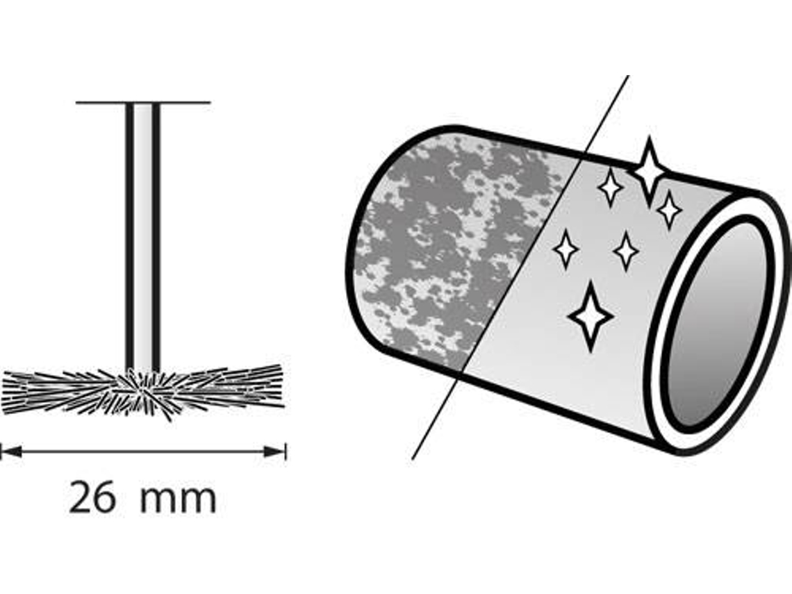 Escova de nylon reforçado DREMEL Ø 26,0 mm