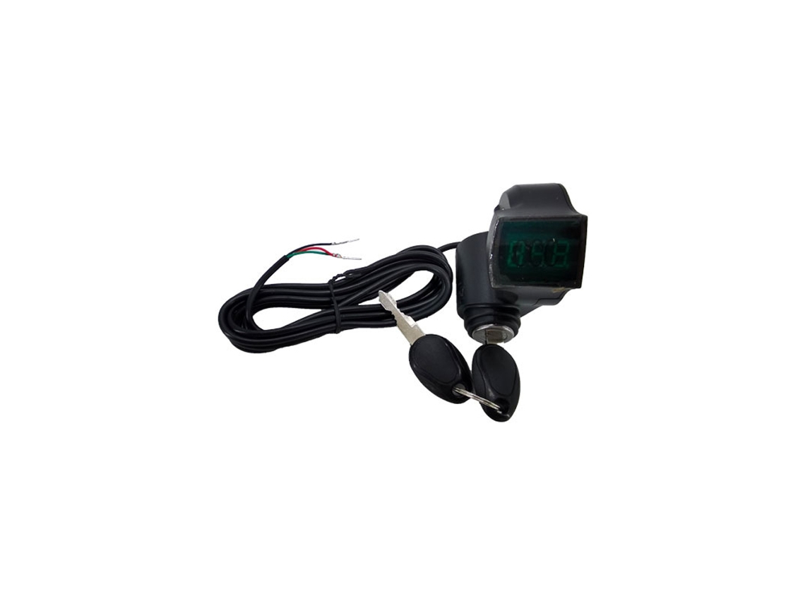 Trava De Ignição Com Chaves E Acelerador De Polegar Para Patinete Elétrico Kugoo M4 Com Display De Bateria