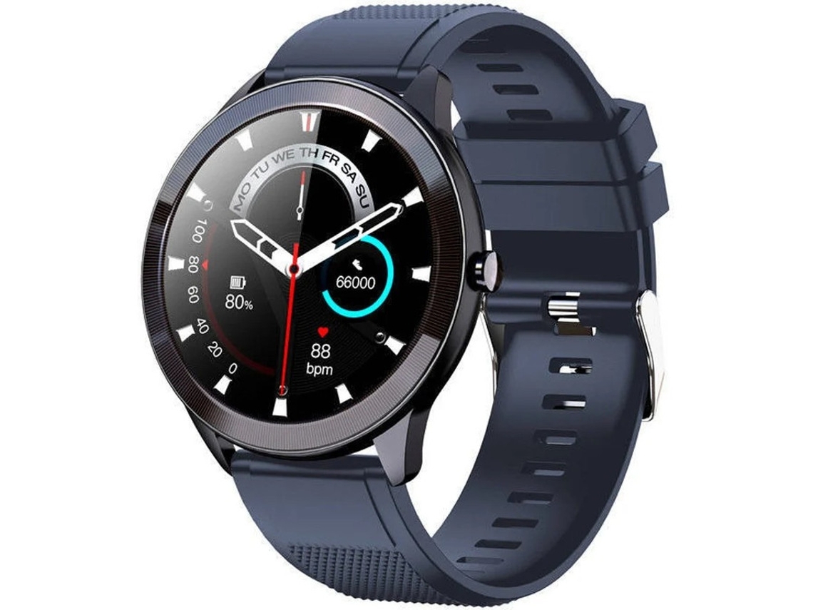 Smartwatch Homem 1.3 Polegadas Smartwatch Mulher Ip68 À Prova Dágua Bestvite (azul)