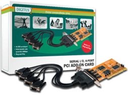 Placa Adaptadora de Interface DIGITUS PCI-Karte 4x SERIELL