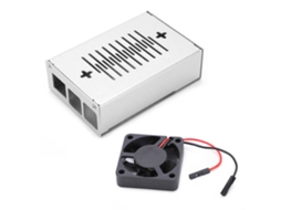 Ventoinha De Resfriamento Raspberry Pi 4b Prata