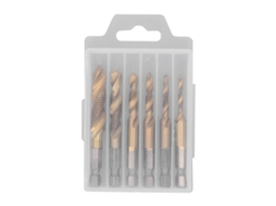 6 Peças De Parafusos De Rosca Hss Resistentes Ao Desgaste Com Rosca Fina Para Perfuração E Parafusagem