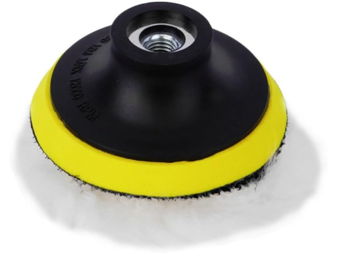 Kit Polimento Automotivo com Esponja, Tampas e Adaptador.